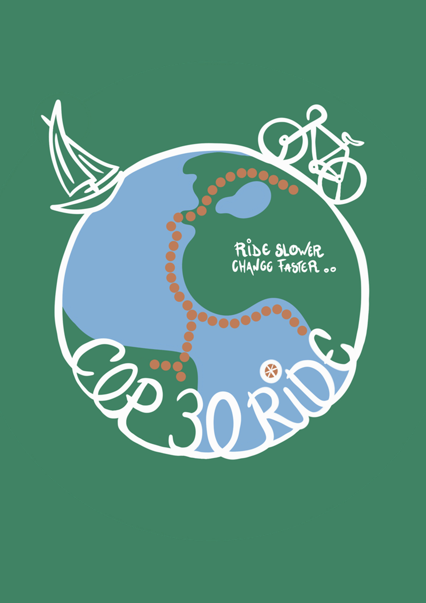 COP30 Bike Ride Poster